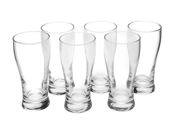 Jogo de Copos de Vidro para Cerveja 200ml 6 Peças SM Lager