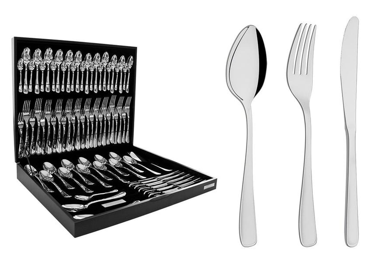 Faqueiro Tramontina Inox Continental com Estojo 76 Peças