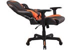 Cadeira Gamer Techni Sport Reclinável Giratória - Preta e Laranja TS84