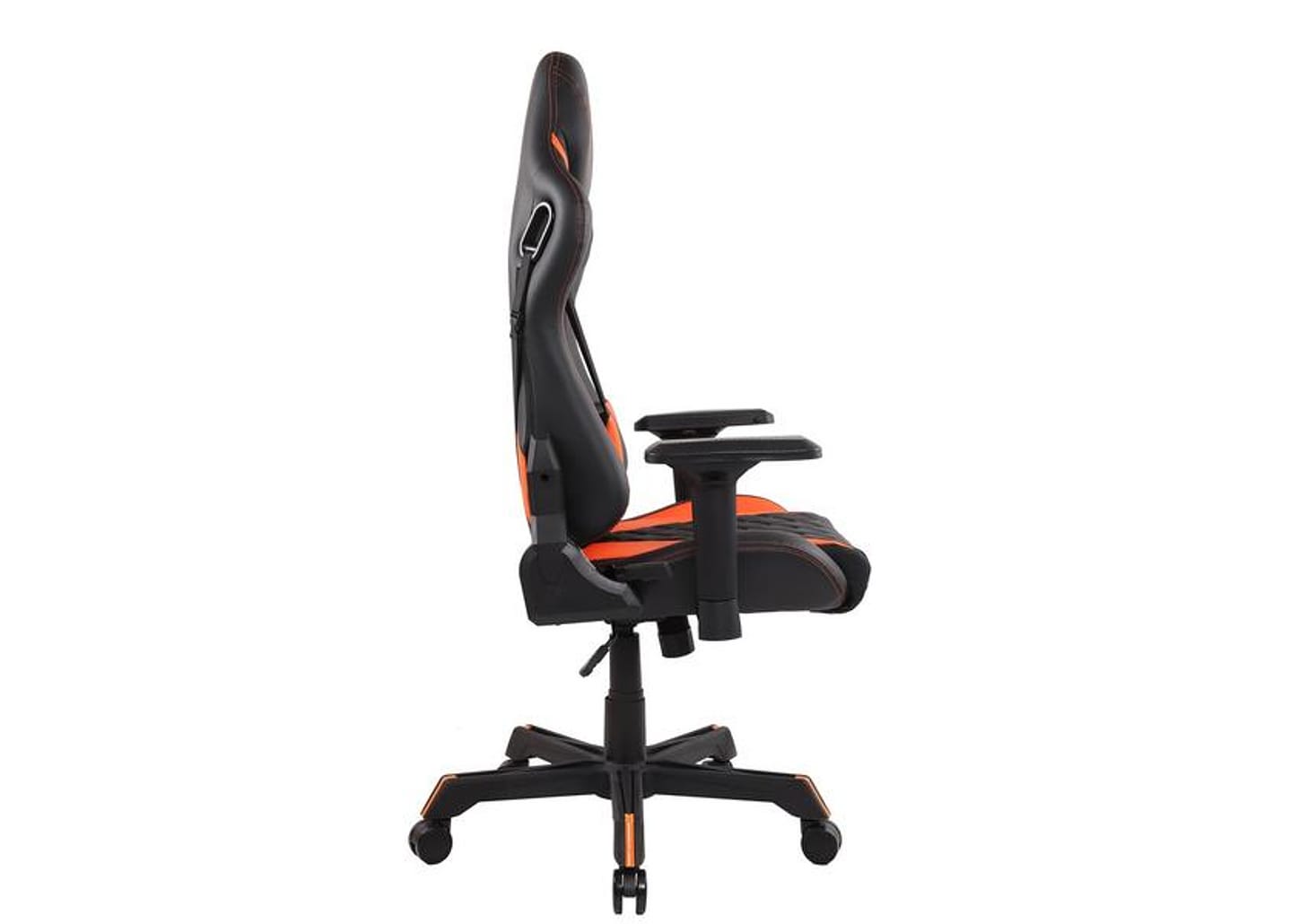 Cadeira Gamer Techni Sport Reclinável Giratória - Preta e Laranja TS84