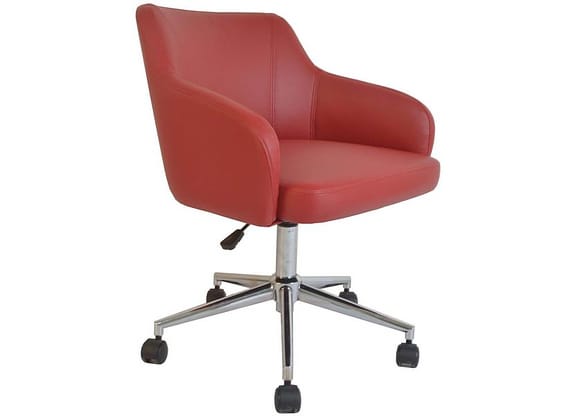 Cadeira de Escritório Presidente Giratória Vinho 1006 Otello