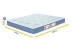 Colchão Queen Castor Espuma D-45 25cm de Alt. Sleep Max