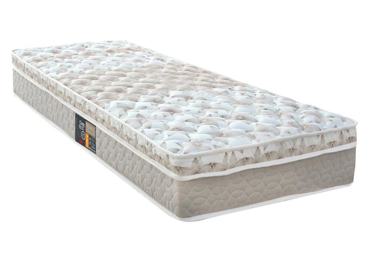 Colchão Solteiro Castor Mola Ensacadas/Pocket 88x188cm Sleep Class One Face