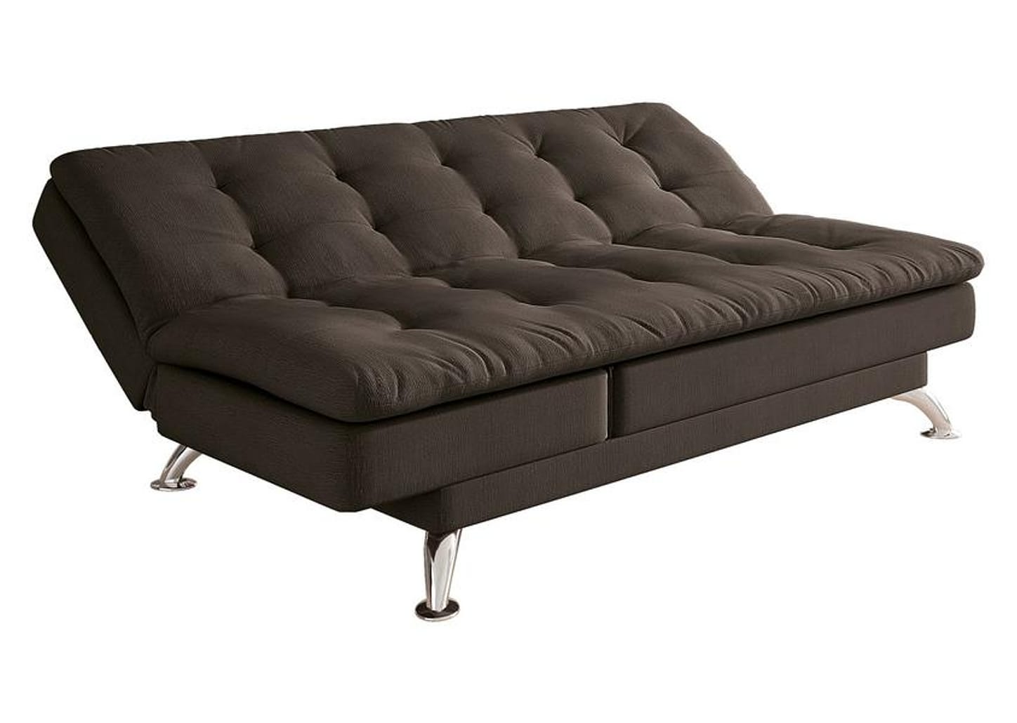 Sofá-cama Casal 3 Lugares Reclinável Suede Linoforte Jade A2