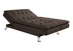 Sofá-cama Casal 3 Lugares Reclinável Suede Linoforte Jade A2