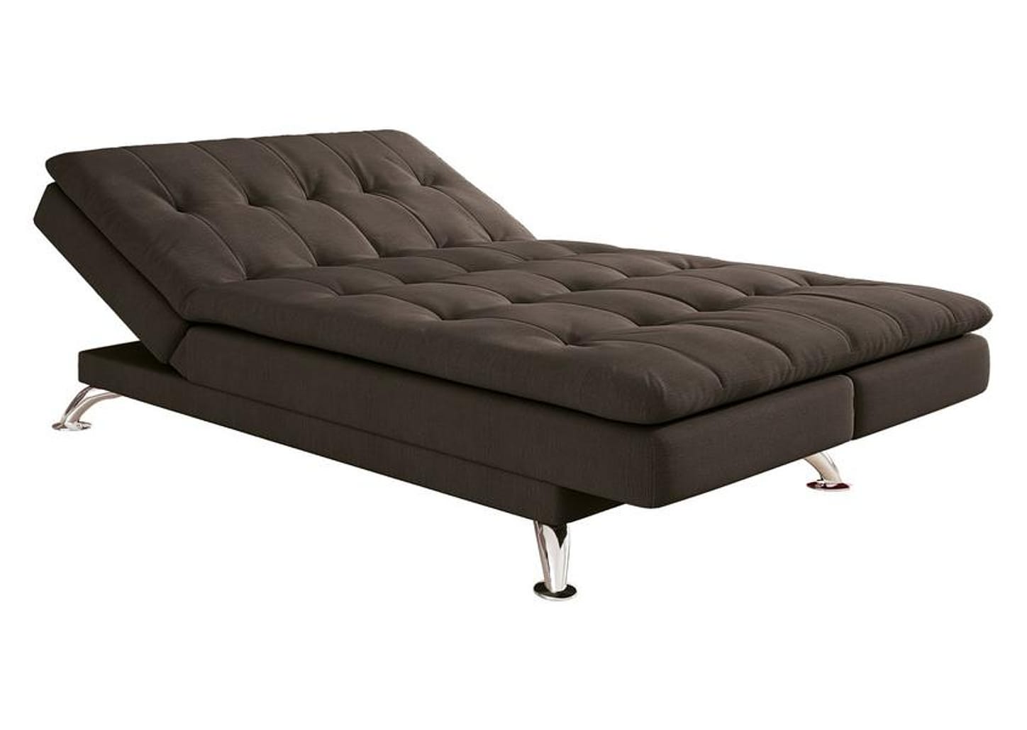 Sofá-cama Casal 3 Lugares Reclinável Suede Linoforte Jade A2