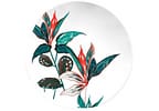 Aparelho de Jantar Jogo de Chá 30 Peças - Germer Porcelanas Redondo Tropical Convexa