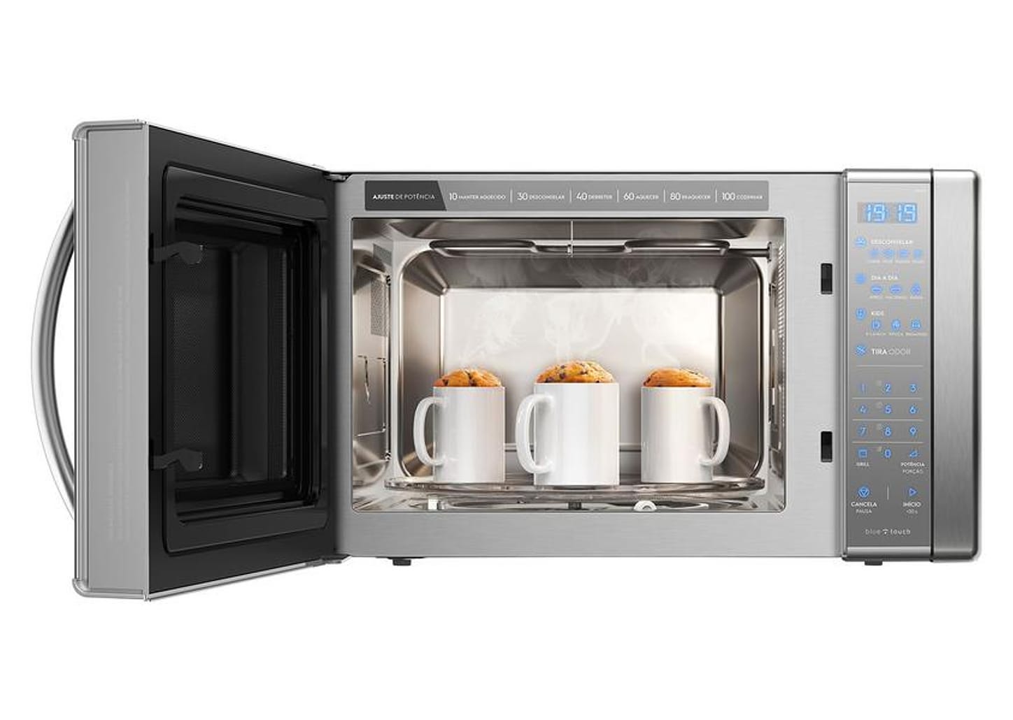 Micro-ondas Electrolux 31L com Grill ME41X - Painel Blue Touch