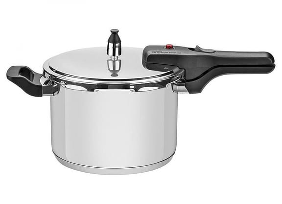 Panela de Pressão Tramontina Inox 4,5L - Fechamento Externo Brava
