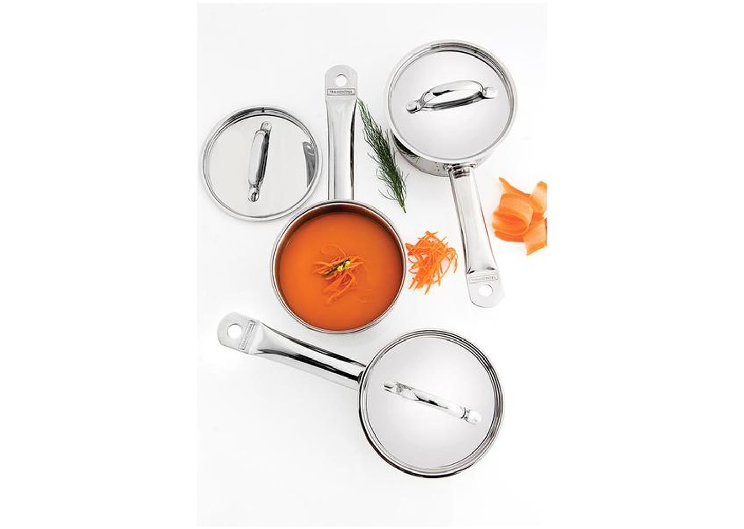 Panela Tramontina Inox 4,7L 24cm com Tampa - Professional 62621/240