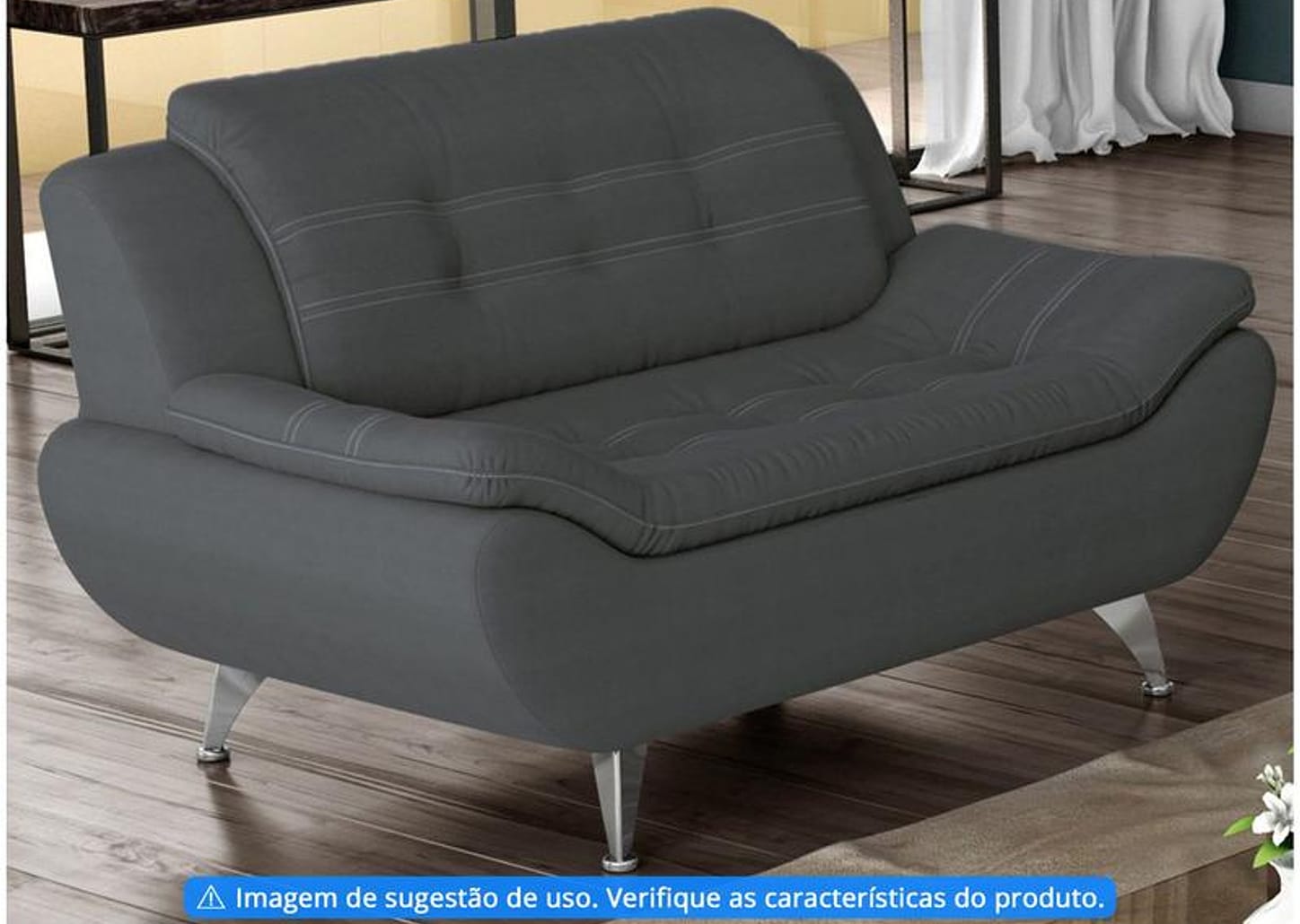 Sofá 2 Lugares Linoforte Mirage