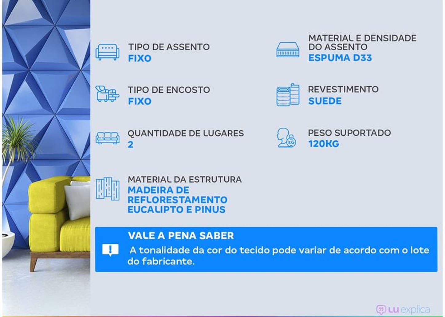 Sofá 2 Lugares Linoforte Mirage