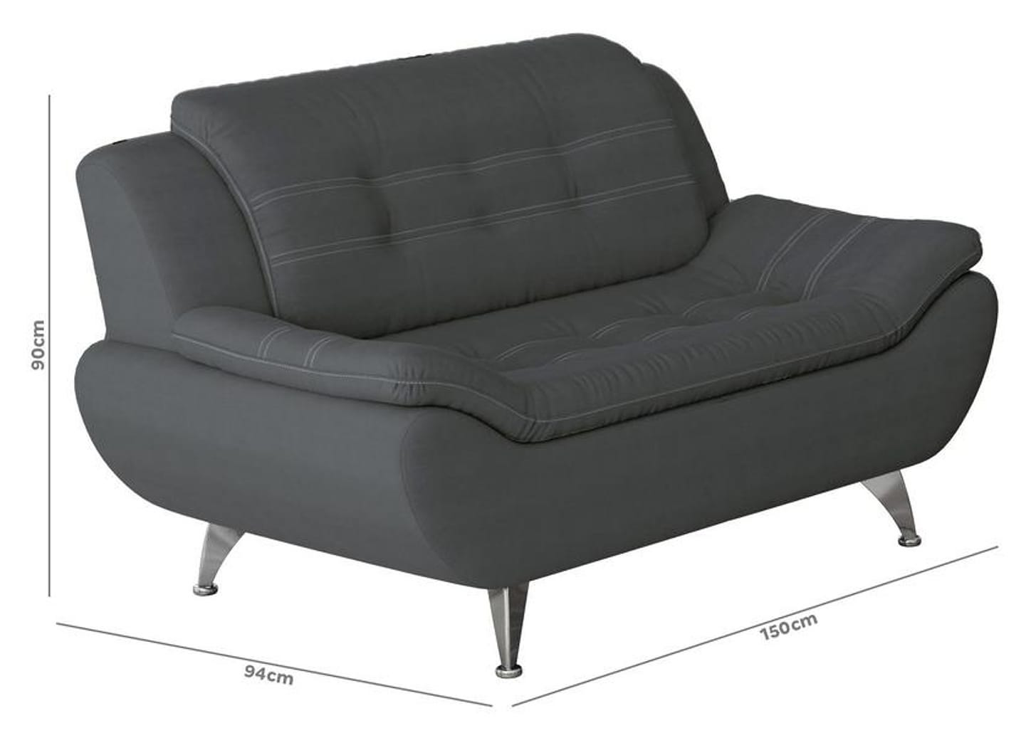 Sofá 2 Lugares Linoforte Mirage