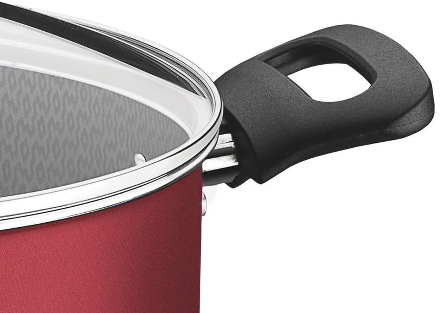 Caçarola Tramontina Antiaderente Vermelho 4,9L 24cm Loreto 20382724