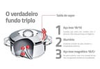 Caçarola Tramontina Inox 7,1L com Tampa - Solar 62503/280