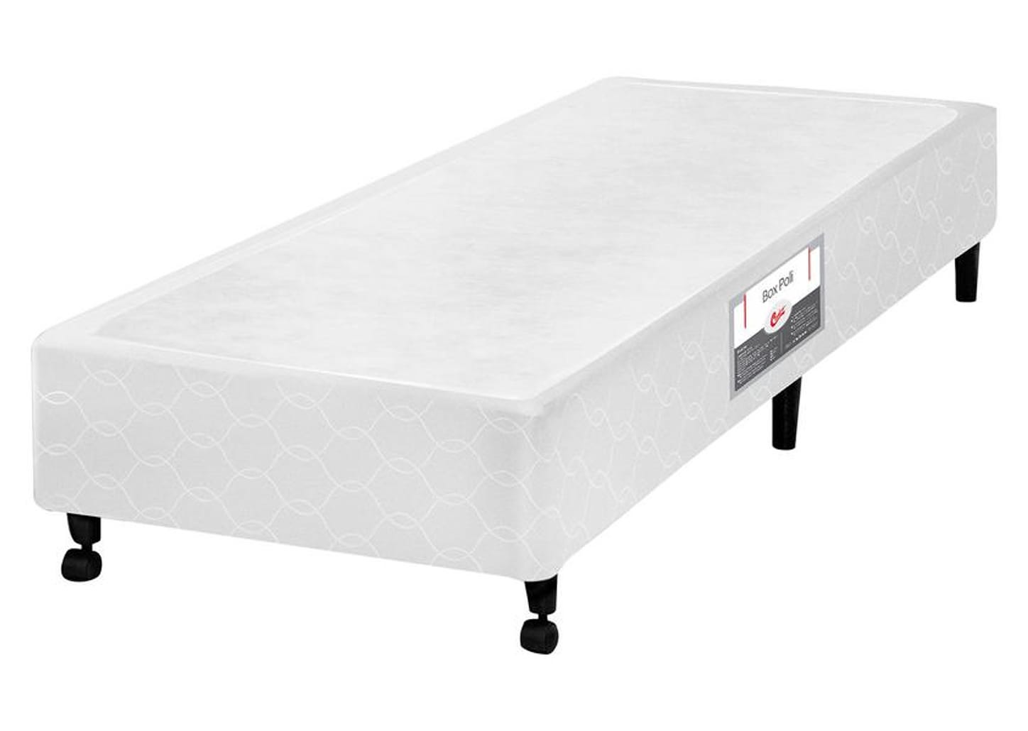 Base Cama Box Solteiro Castor 27x78x188cm Poli