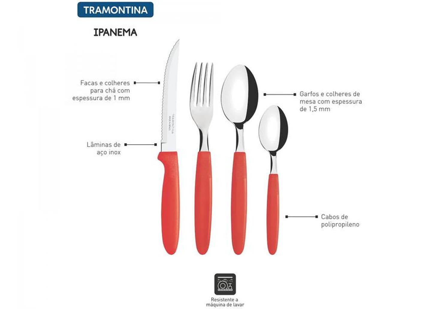 Faqueiro Tramontina Inox Ipanema 24 Peças