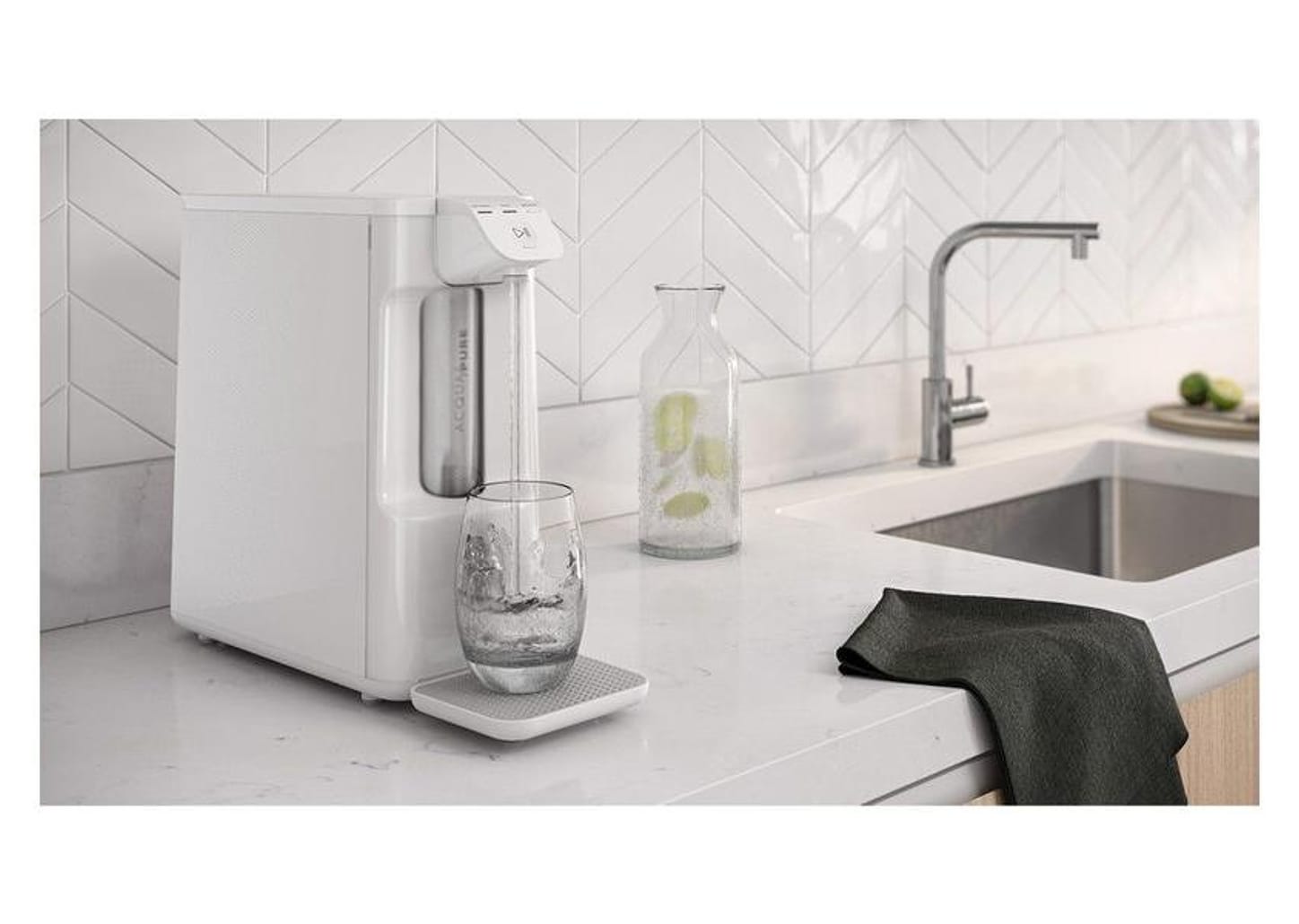 Purificador de Água Electrolux de Mesa - Branco Acqua Pure4x Água Gelada e Natural