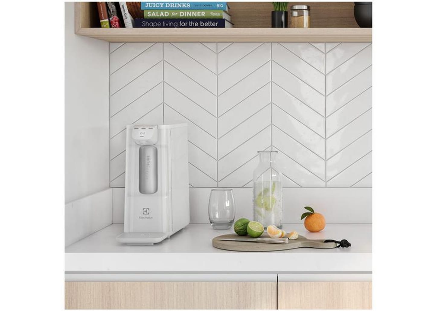 Purificador de Água Electrolux de Mesa - Branco Acqua Pure4x Água Gelada e Natural