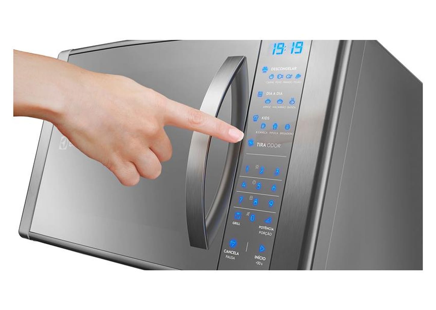 Micro-ondas Electrolux 31L com Grill ME41X - Painel Blue Touch