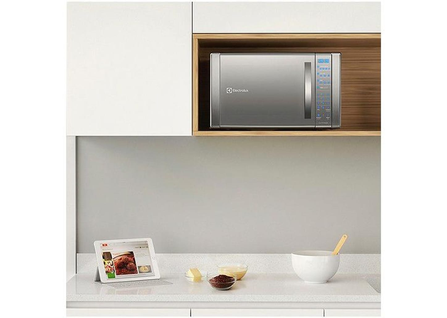 Micro-ondas Electrolux 31L com Grill ME41X - Painel Blue Touch