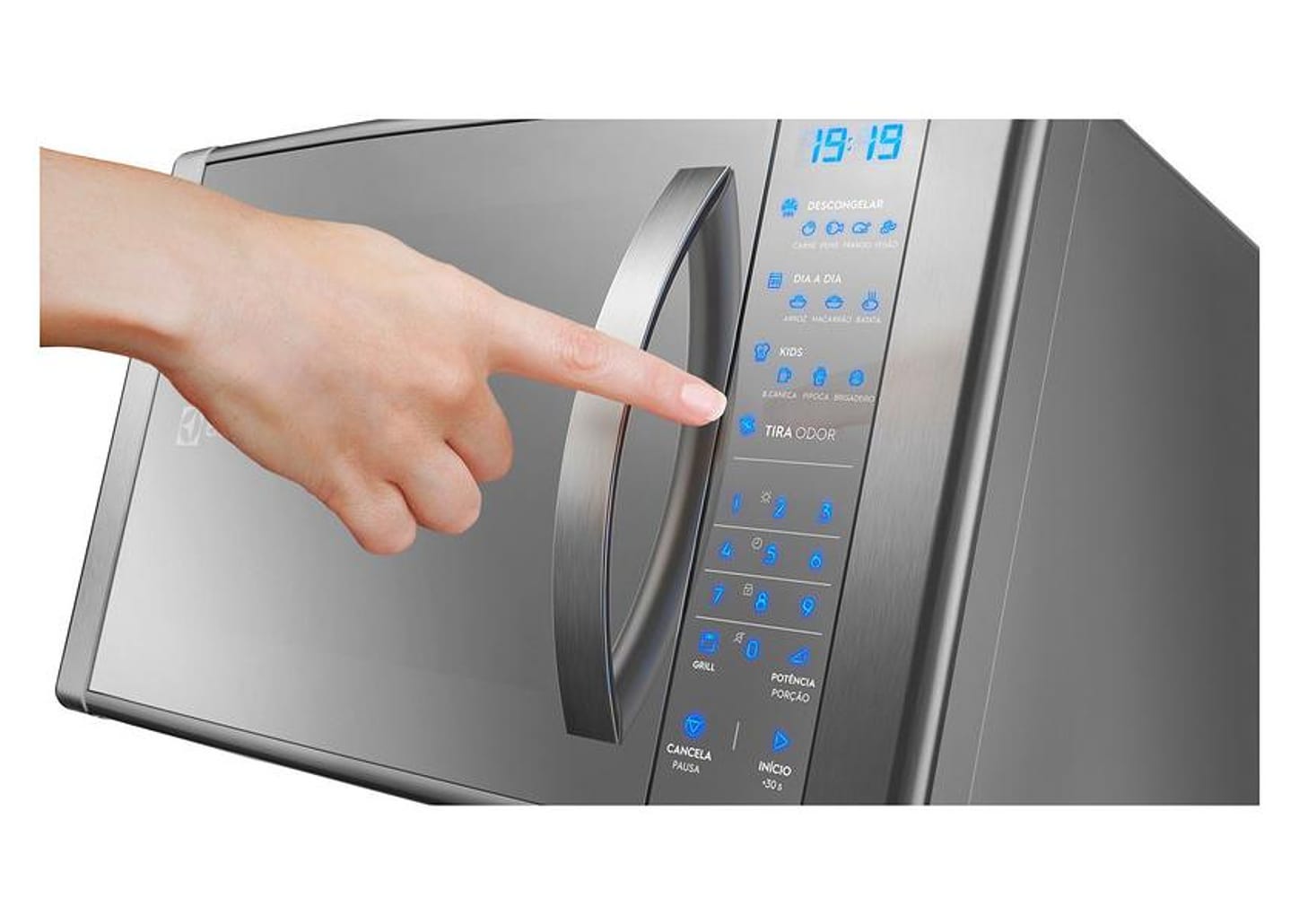 Micro-ondas Electrolux 31L com Grill ME41X - Painel Blue Touch