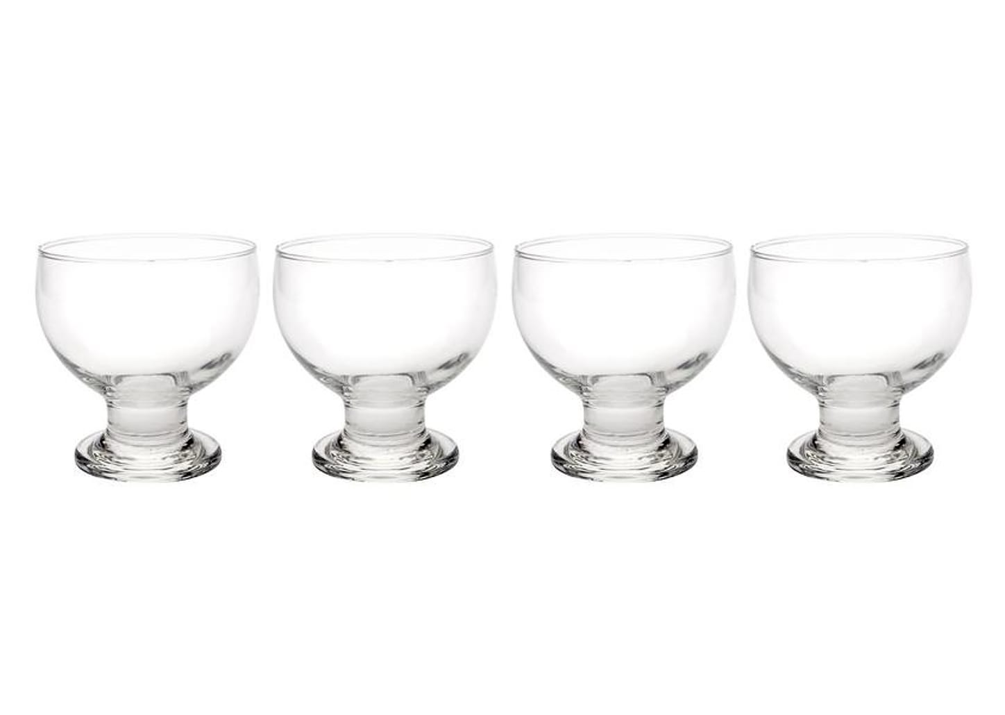 Jogo de Sobremesa Vidro Nadir Paulista 4 Peças