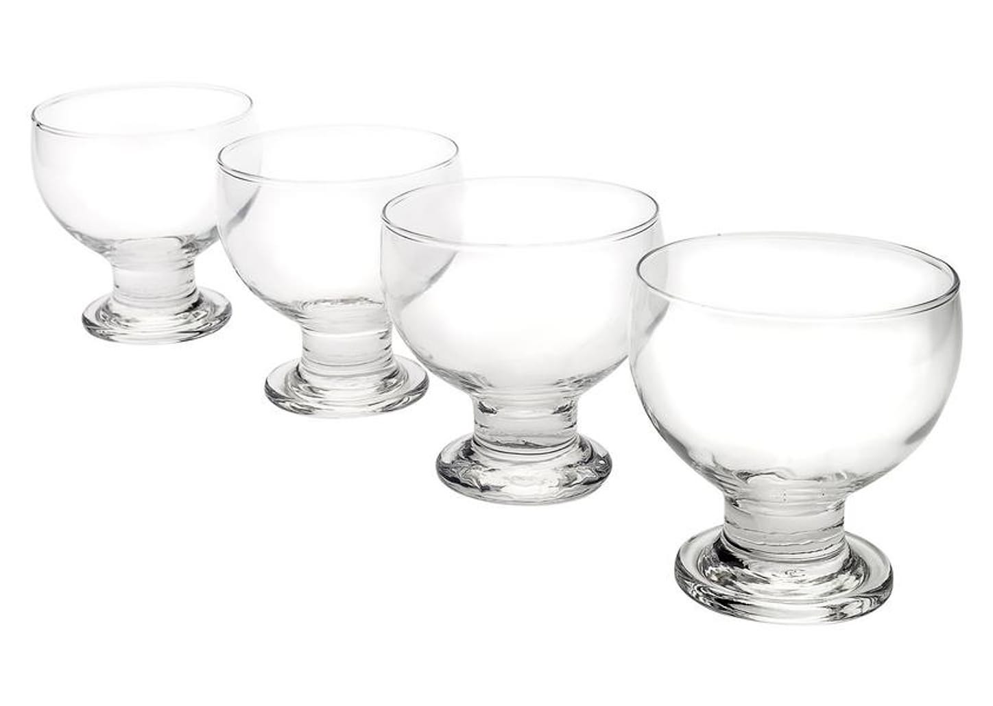 Jogo de Sobremesa Vidro Nadir Paulista 4 Peças