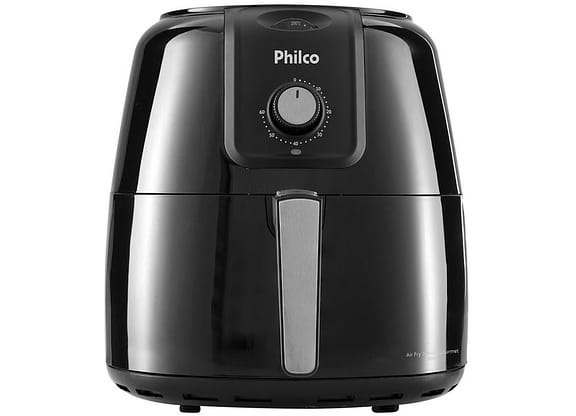 Fritadeira Elétrica sem Óleo/Air Fryer Philco Gourmet PFR13P Preta 8,1L com Timer