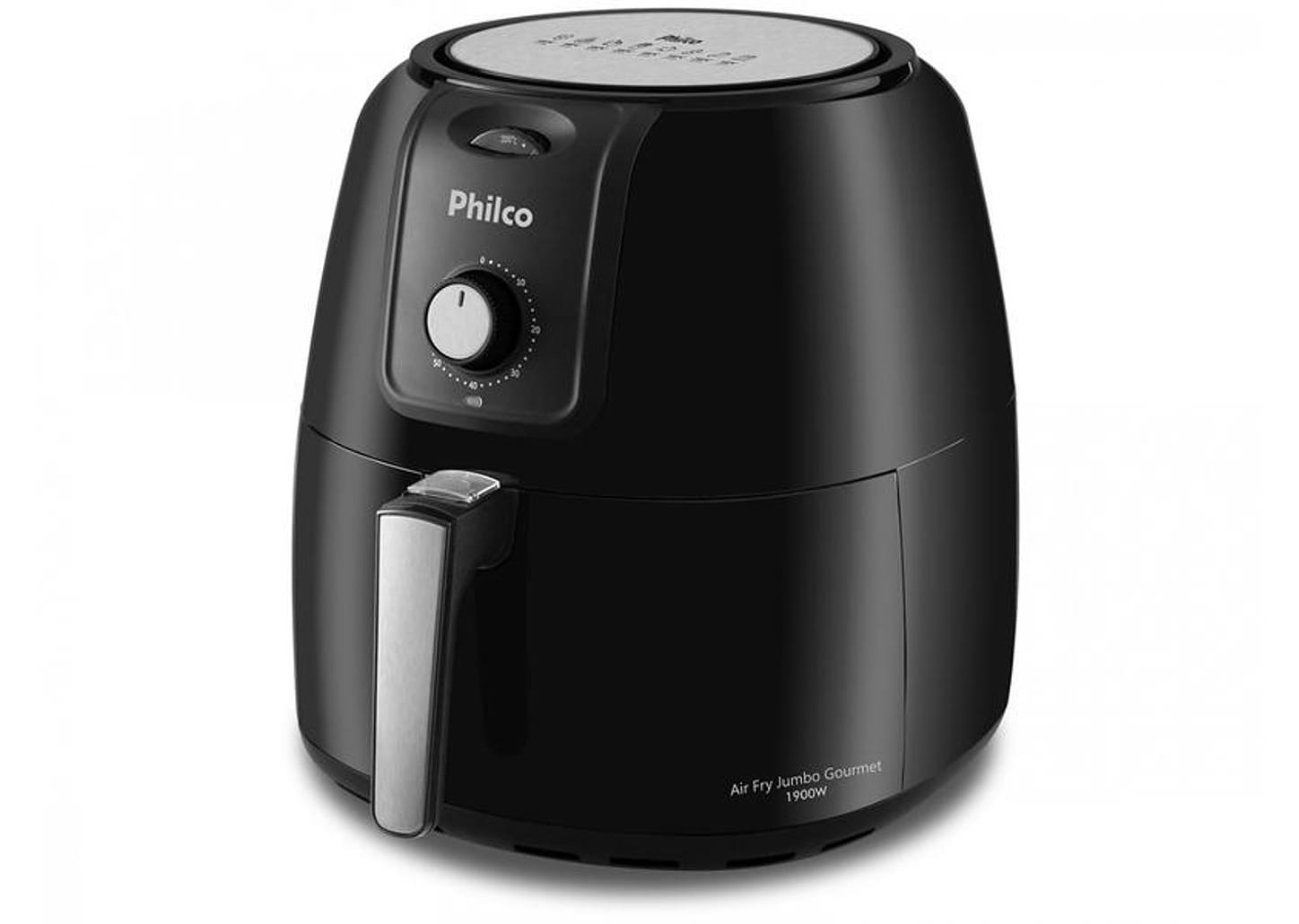 Fritadeira Elétrica sem Óleo/Air Fryer Philco Gourmet PFR13P Preta 8,1L com Timer