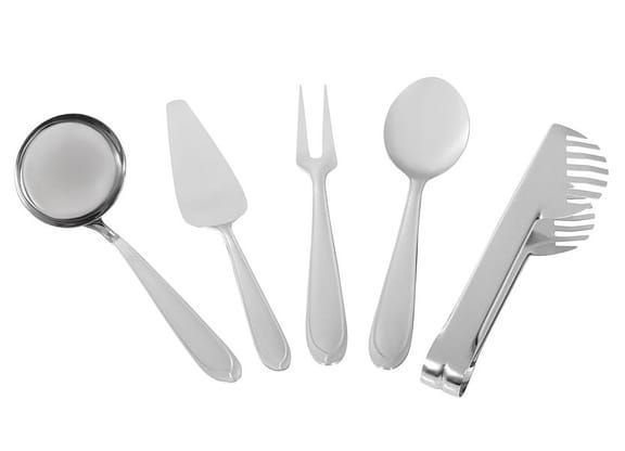 Jogo de Utensílios Inox 5 Peças - Tramontina Utility