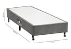 Box para Colchão Solteiro Castor 27cm de Altura Lux