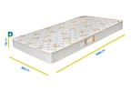 Colchão Solteiro Espuma Castor D-28 88x188cm - Sleep Max