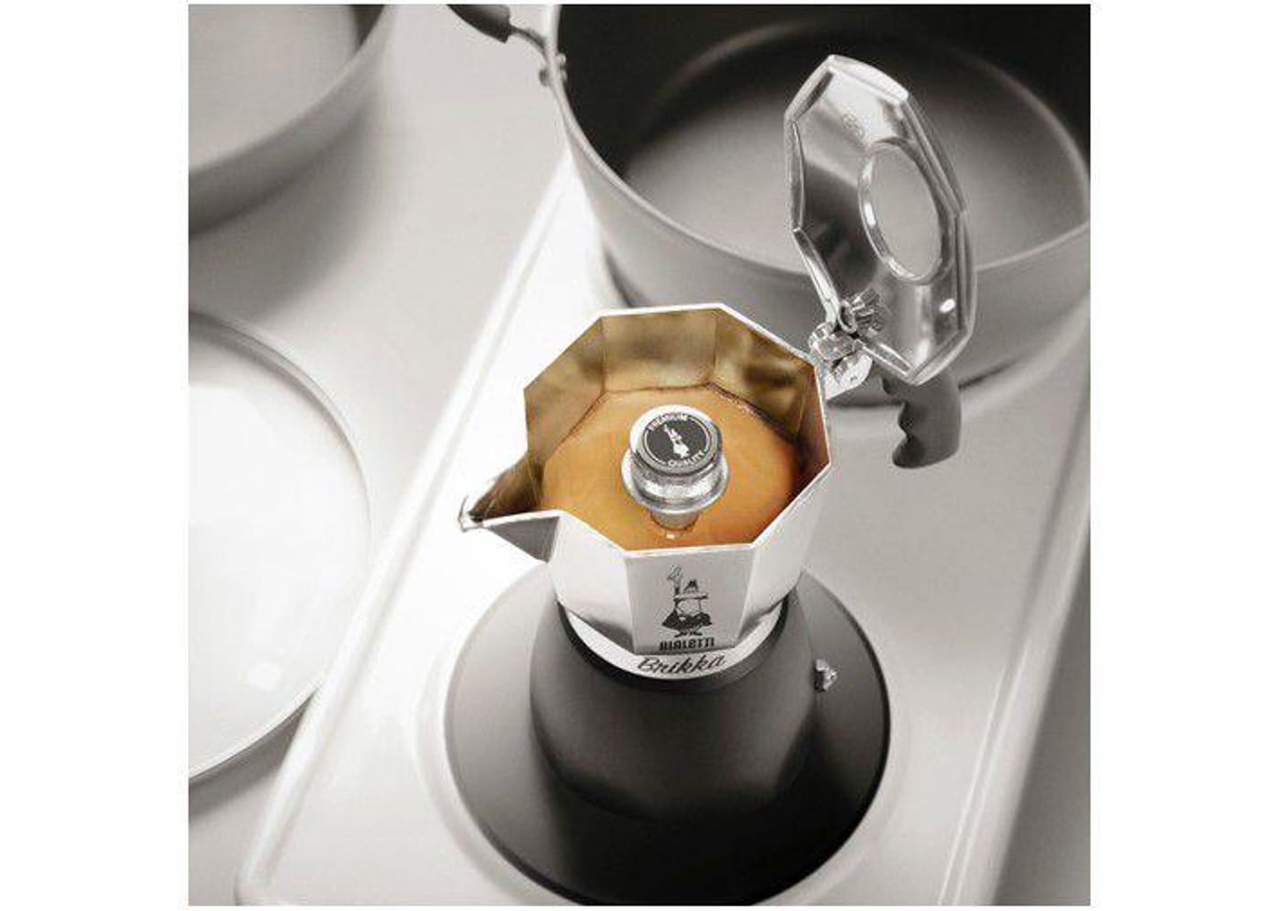 Cafeteira Italiana Bialetti Brikka 4 Xícaras
