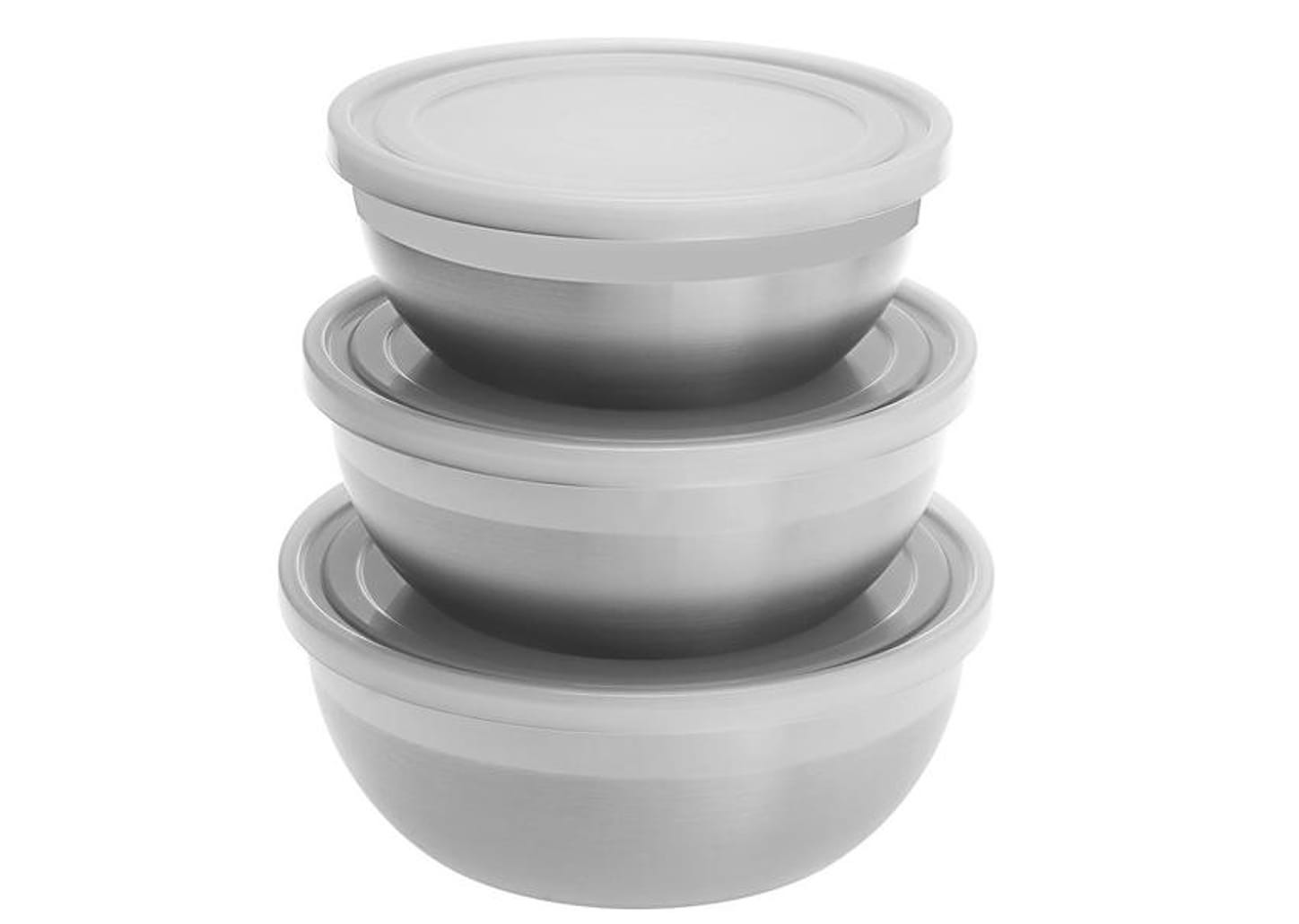 Conjunto Pote Redondo 3 Peças com Tampa - Tramontina 64220/210