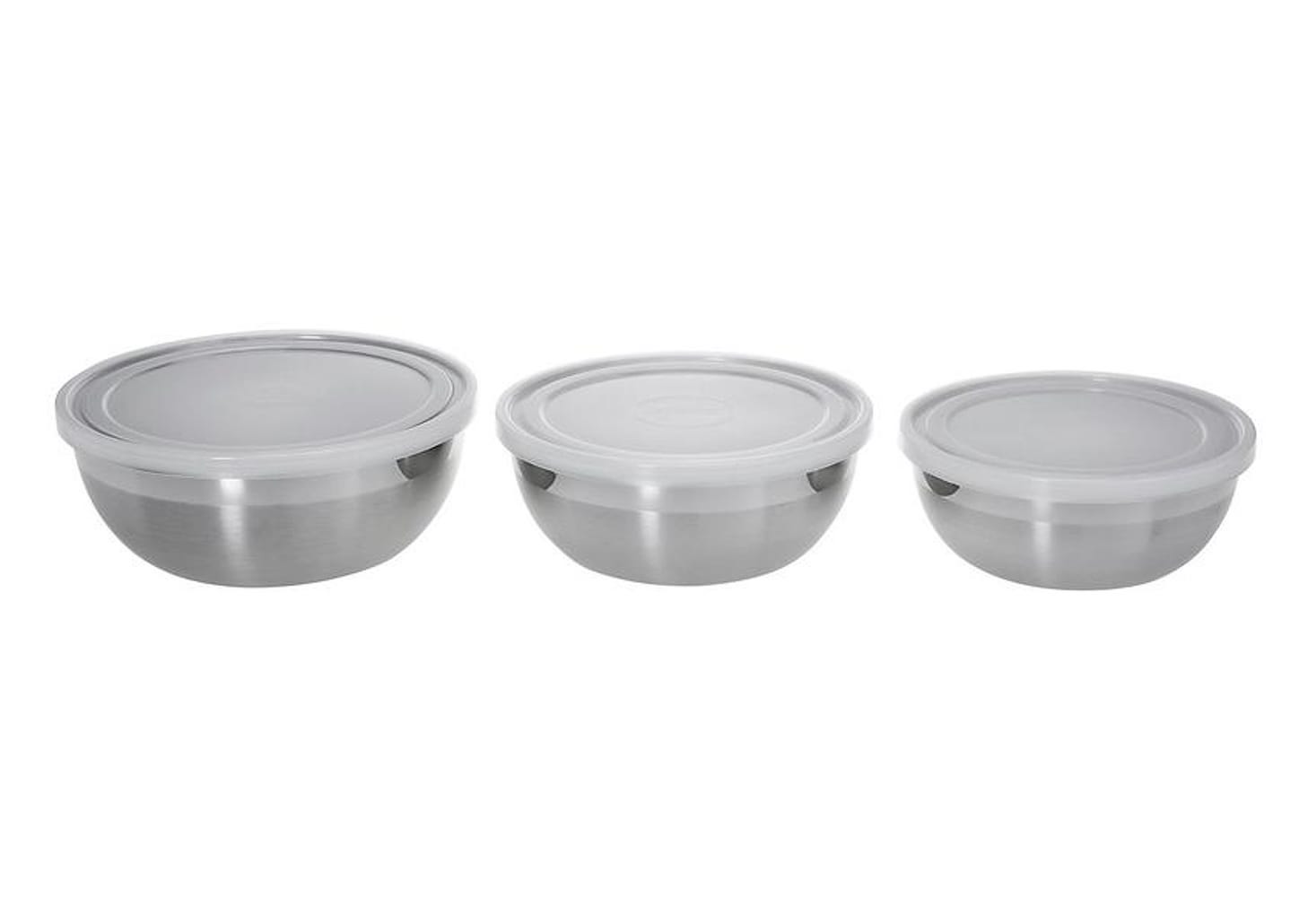 Conjunto Pote Redondo 3 Peças com Tampa - Tramontina 64220/210