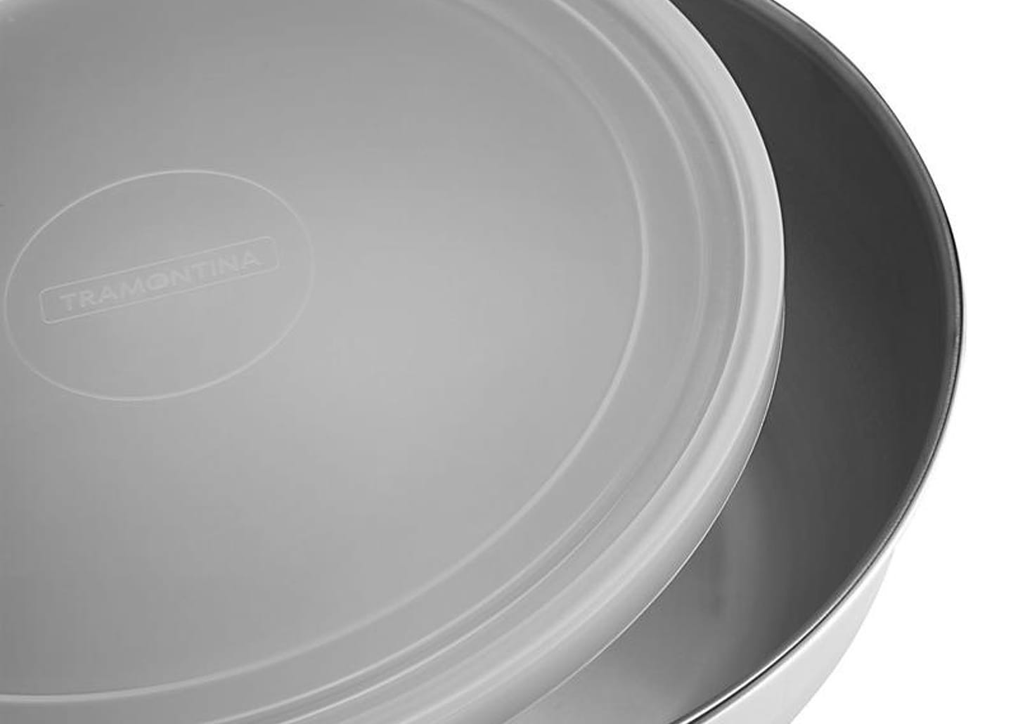 Conjunto Pote Redondo 3 Peças com Tampa - Tramontina 64220/210