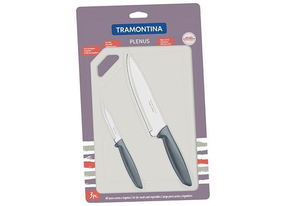 Jogo de Facas 3 Peças Tramontina - Plenus 23498/614