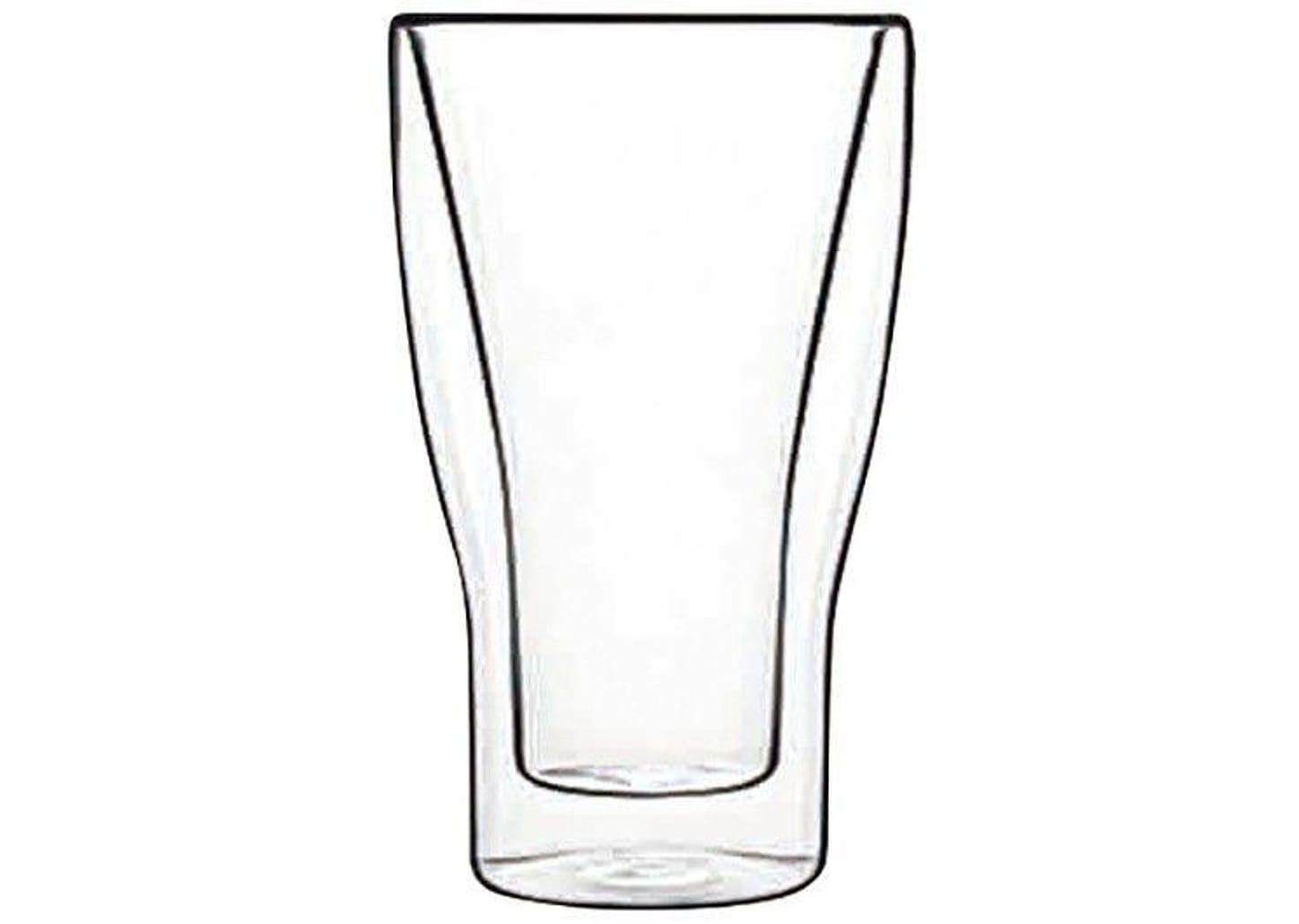 Copo de Vidro Transparente 340ml - Luigi Bormioli Latte Macchiato