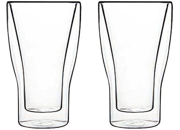 Copo de Vidro Transparente 340ml - Luigi Bormioli Latte Macchiato