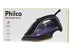 Ferro de Passar Roupa a Vapor e a Seco Portátil - Philco Nano Ceramic PFV2100RX Preto e Roxo