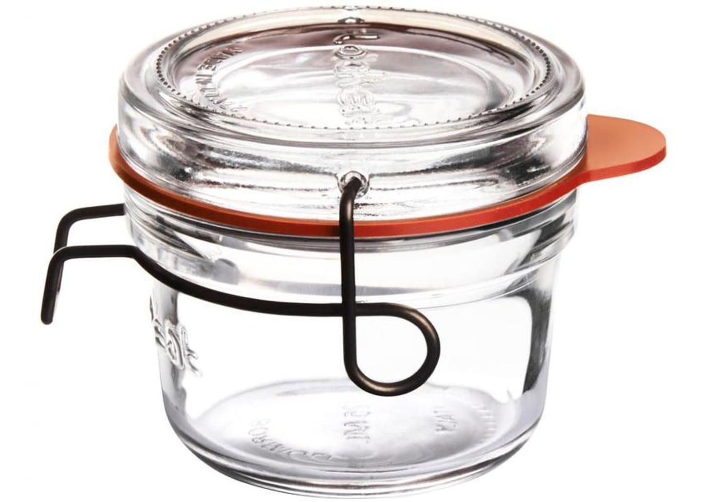Pote de Vidro Hermético Luigi Bormioli com Tampa - Redondo 125ml Lock Eat