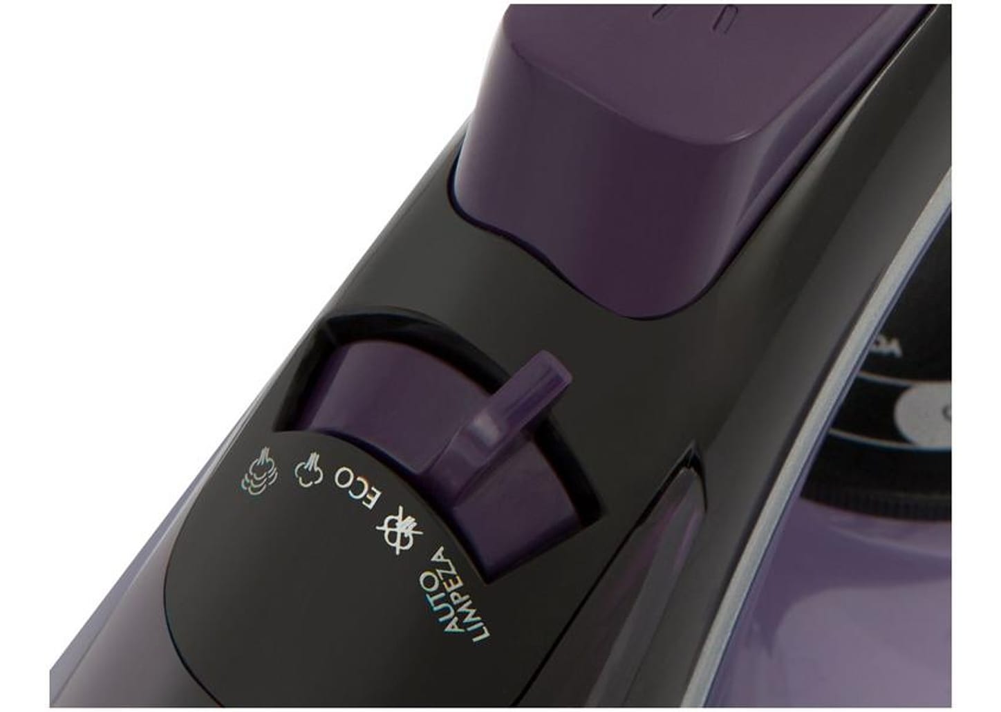 Ferro de Passar Roupa a Vapor e a Seco Portátil - Philco Nano Ceramic PFV2100RX Preto e Roxo