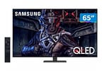 Smart TV 65” 4K QLED Samsung 65Q80A Wi-Fi - Som em Movimento Processador IA HDR