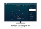 Smart TV 65” 4K QLED Samsung 65Q80A Wi-Fi - Som em Movimento Processador IA HDR