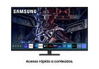 Smart TV 65” 4K QLED Samsung 65Q80A Wi-Fi - Som em Movimento Processador IA HDR
