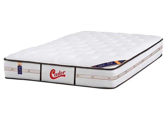 Colchão Queen Size Castor Mola Pocket 36cm de Alt. Gold Star Vitagel