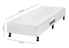 Base Cama Box Solteiro Castor 27cm de Altura Poli