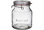 Pote de Vidro Hermético Luigi Bormioli com Tampa - Cilíndrico 2L Lock Eat Handy