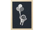 Quadro Decorativo Astronauta 24,5x34,5cm - Design Up Living